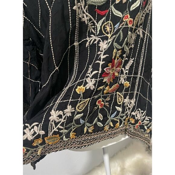 Johnny Was Sienna Blouse Embroidered (S) Boho, - Picture 6 of 11